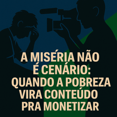 A Miséria Não é Cenário: Quando a Pobreza Vira Conteúdo Pra Monetizar